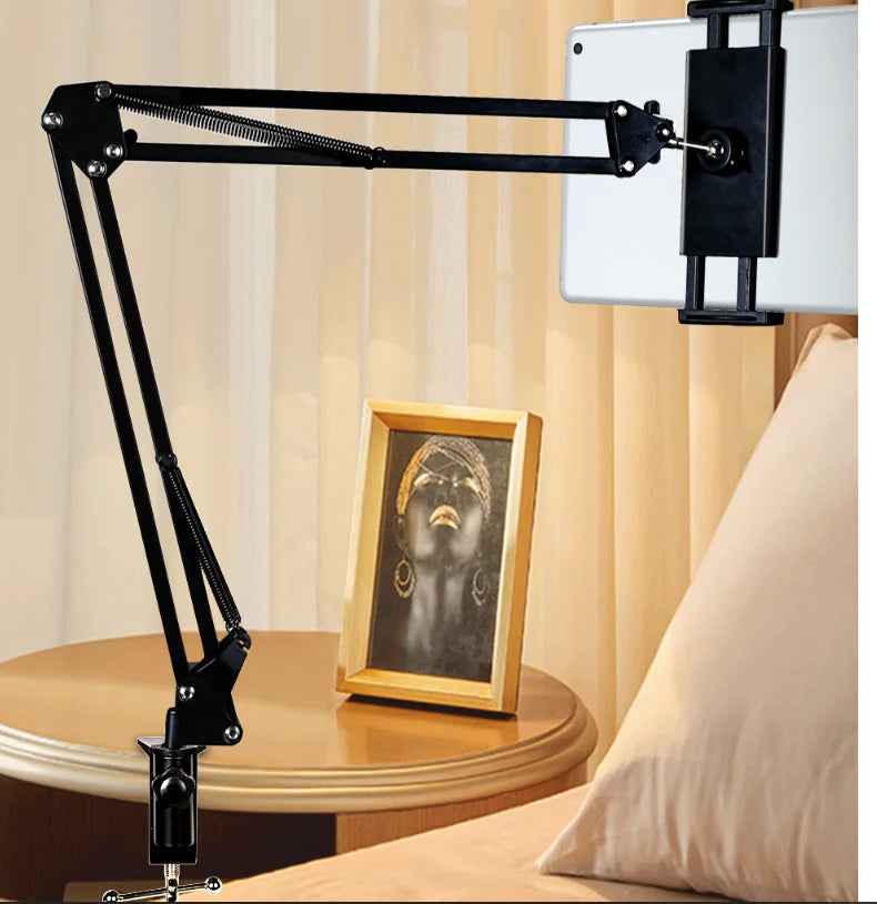 Lazy Phone Holder Desktop Stand for Streaming and Tablets