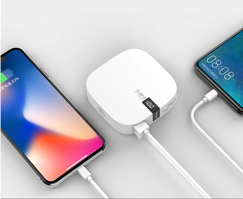 Mini Power Bank 10000mAh Ultra-Slim Fast Charge