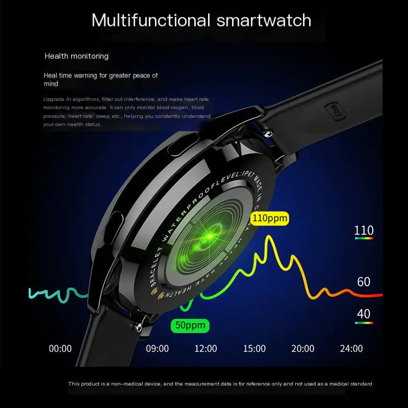 Smartwatch with Health Monitoring and Bluetooth Calls
