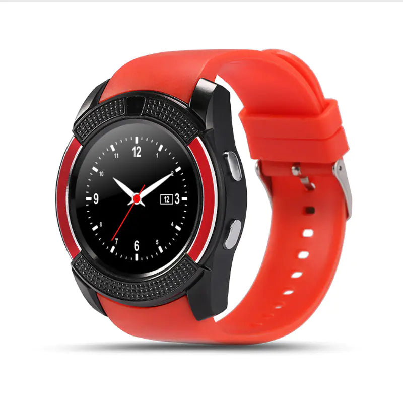V8 Smartwatch with Full Round Screen and Sleep Monitor