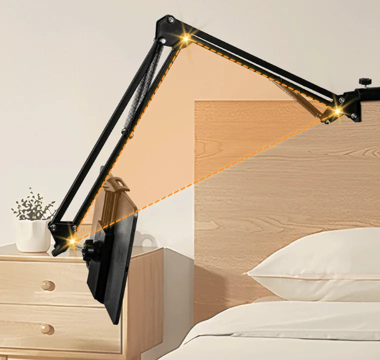 Lazy Phone Holder Desktop Stand for Streaming and Tablets