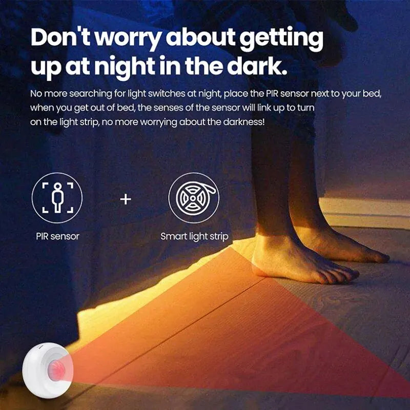 Zigbee PIR Motion Sensor Detector Movement Sensor Ewelink APP Wireless Home Automation System Work with Alexa