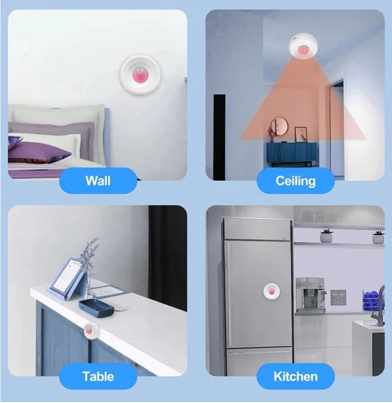 Zigbee PIR Motion Sensor Detector Movement Sensor Ewelink APP Wireless Home Automation System Work with Alexa