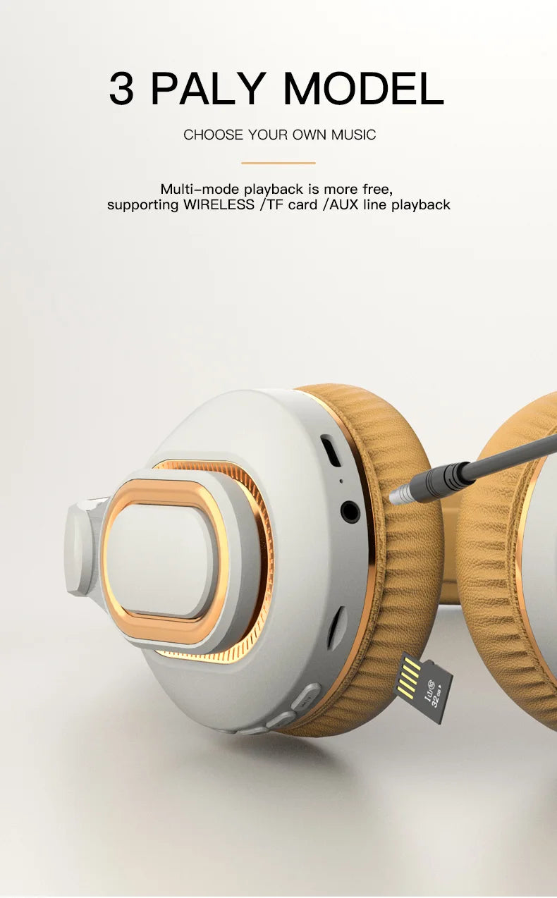 H7/H3 Tv Bluetooth Headphone Wireless Headset with Mic USB Adaptor Headset Noise Cancelling Stereo Foldable Bass for TV Earphone