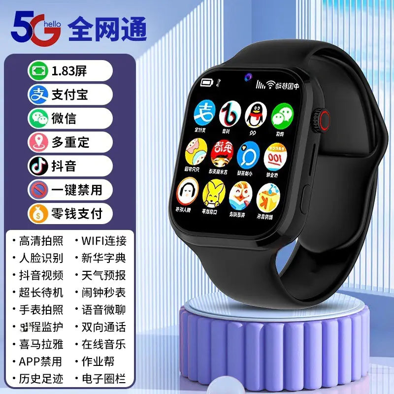5G Waterproof Smartwatch for Kids with Video Call