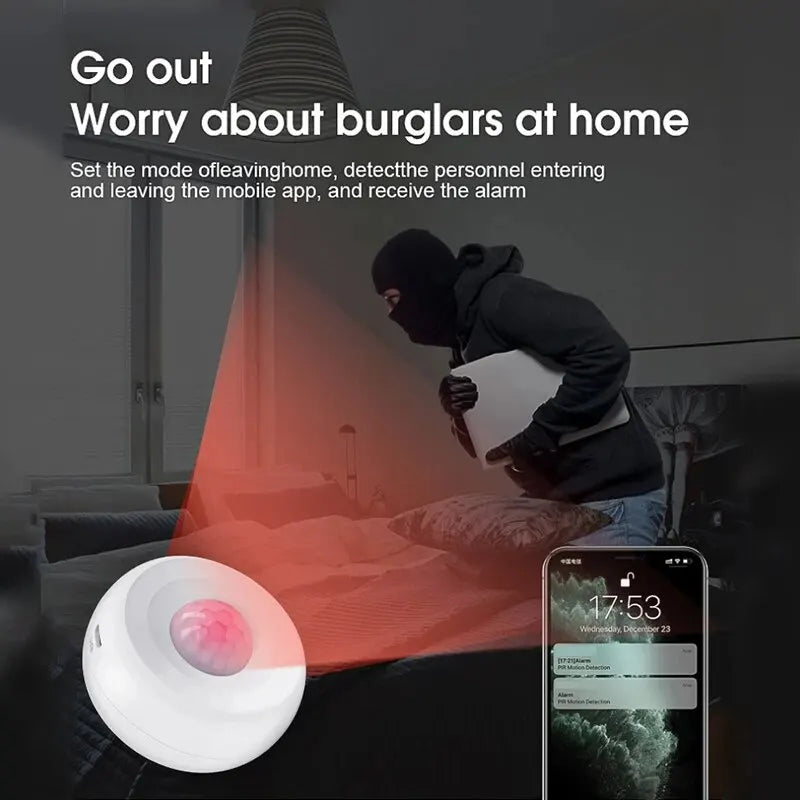 Zigbee PIR Motion Sensor Detector Movement Sensor Ewelink APP Wireless Home Automation System Work with Alexa