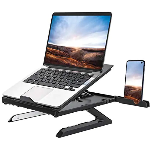 Multi-Functional Adjustable Laptop Stand with Aluminum Base