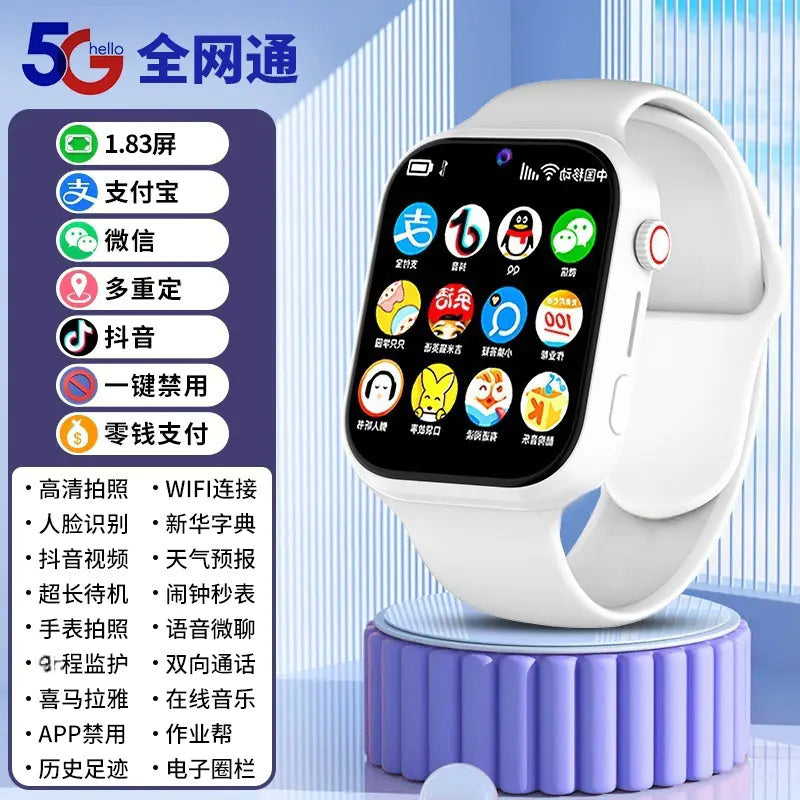 5G Waterproof Smartwatch for Kids with Video Call