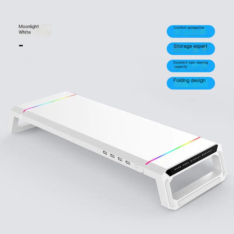 Suporte multifunções para monitor de computador com hub USB