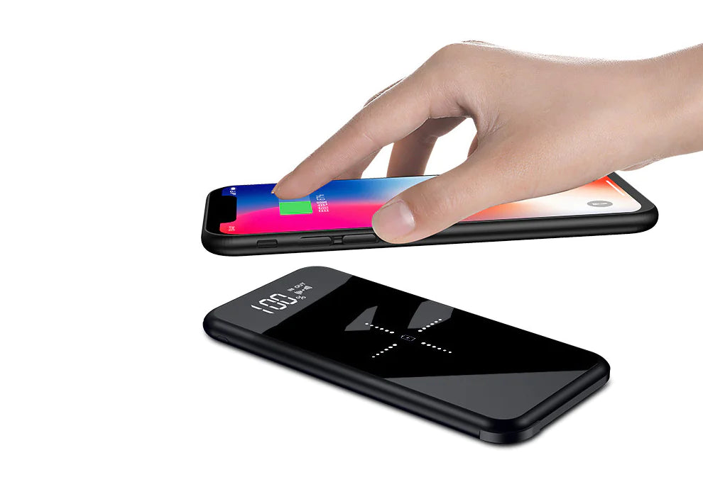 Mirror Wireless Power Bank, Portable Charger