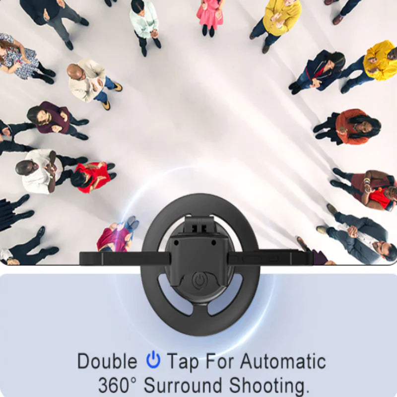 Auto Tracking Phone Holder with 360 Rotation